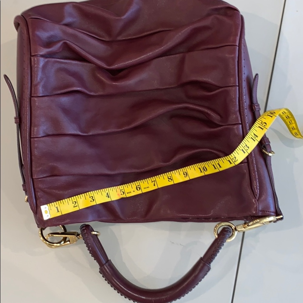 Christian Dior shoulder bag burgundy